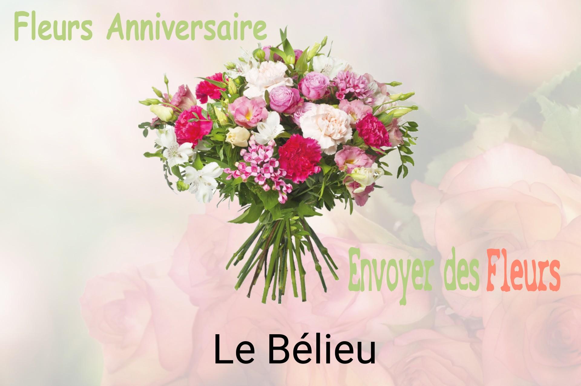 Bouquet de fleurs d’anniversaire livré à Le Bélieu